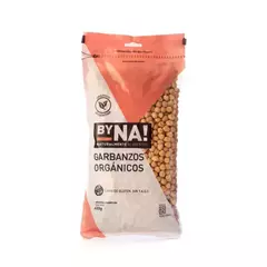 Garbanzos orgánicos BYNA! zip pack x600g - x6 u. - CONSUMO INMEDIATO - comprar online
