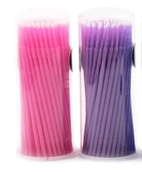 Micro hisopos tamaño regular rosa