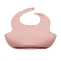 Babero Silicón Rosa Fuerte - comprar en línea