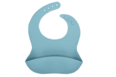 Babero Silicón Celeste