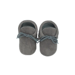 Zapatitos Fleco Gris Oscuro - tienda en línea