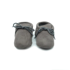 Zapatitos Fleco Gris Oscuro