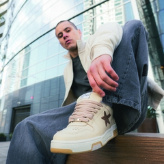 Zapatillas Chunky [ Dot-Com ] Cream - tienda online