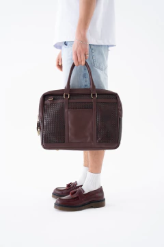 Imagen de Mocasines [ Vesso ] Box Bordeaux