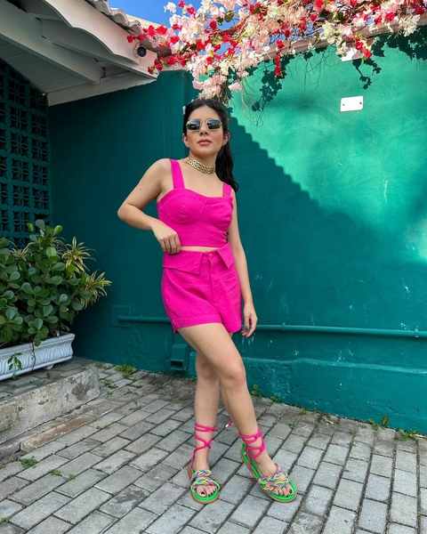 Conjunto Tulum Cropped e Short