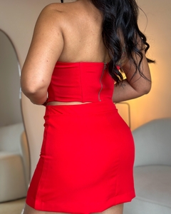 Cropped Alfaiataria Tomara Que Caia na internet