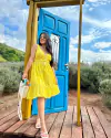 Vestido Curto Laise Com Alças Finas - comprar online