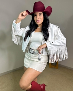 Saia Katy Em Couro PU - comprar online