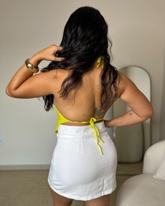 Cropped Tricot Assimétrico - Az Irmãs Store