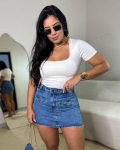 Short Saia Jeans Julietta na internet