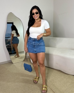 Short Saia Jeans Julietta - loja online