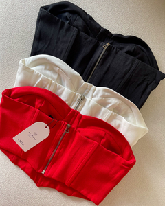 Cropped Alfaiataria Tomara Que Caia - loja online