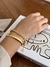 BRACELETE 2 FILEIRAS NO BANHO DE OURO 18K - lalusemijoia - Semijoias com Amor 