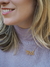 COLAR PERSONALIZADO MINI MONOGRAMA BANHO DE OURO 18K OU RODIO BRANCO - loja online
