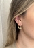 BRINCO LETRA CRAVEJADA BANHO DE OURO 18K - comprar online