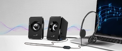Parlantes Genius SP-U125 USB BLK - RG Gamer