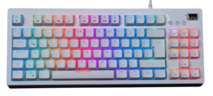 Teclado Quasar White Edition RGB