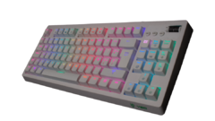 Teclado Quasar White Edition RGB - comprar online