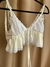 Top lencero Alma off white con blanco - Wulfranna