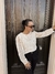 Blusa Nara off white - Wulfranna