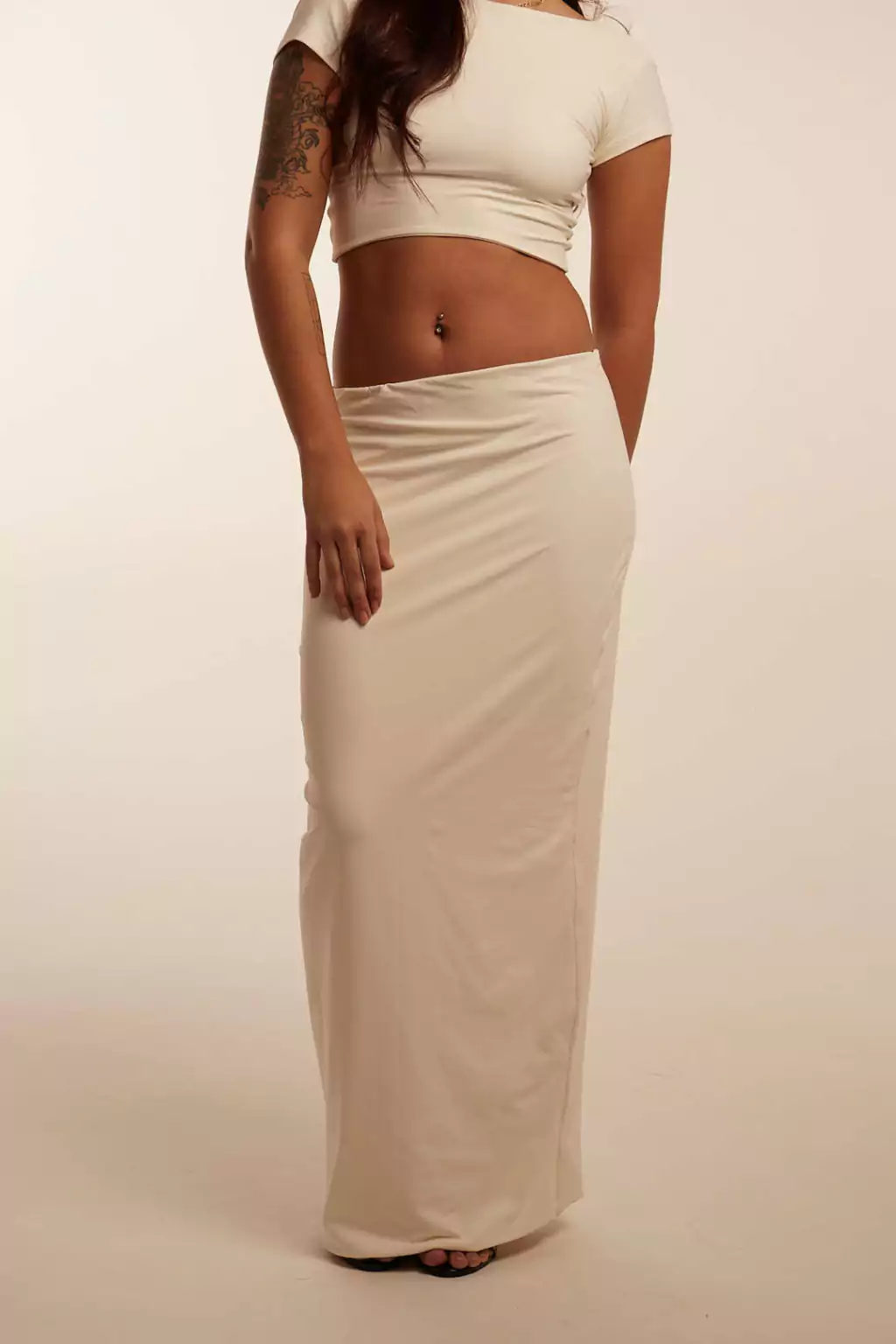 SAIA MIDI OFF-WHITE