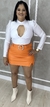 Short Saia Couro Louise - loja online