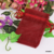 100 Saquinhos De Organza Vermelho 9X12 Branco Fita Cetim