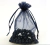 200 Saquinhos de organza preto 7x9 com fita cetim - comprar online