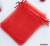 100 Saquinhos organza 20x30 vermelho lembrancia artesanato - comprar online