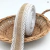 Fita De juta com renda branca Artesanato e Decoração 4cm 10M