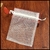 100 Saquinhos De Organza 20x30 Branco Fita Cetim - OKABOX