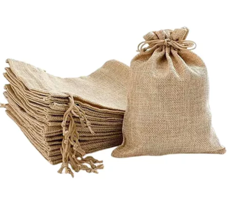 50 Sacos De Juta 7x9 Artesanato Lembrancinha Presente Festa