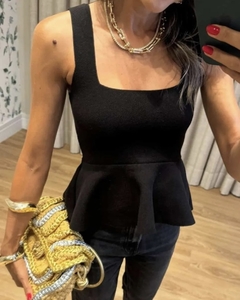 Blusa Tricot Peplum