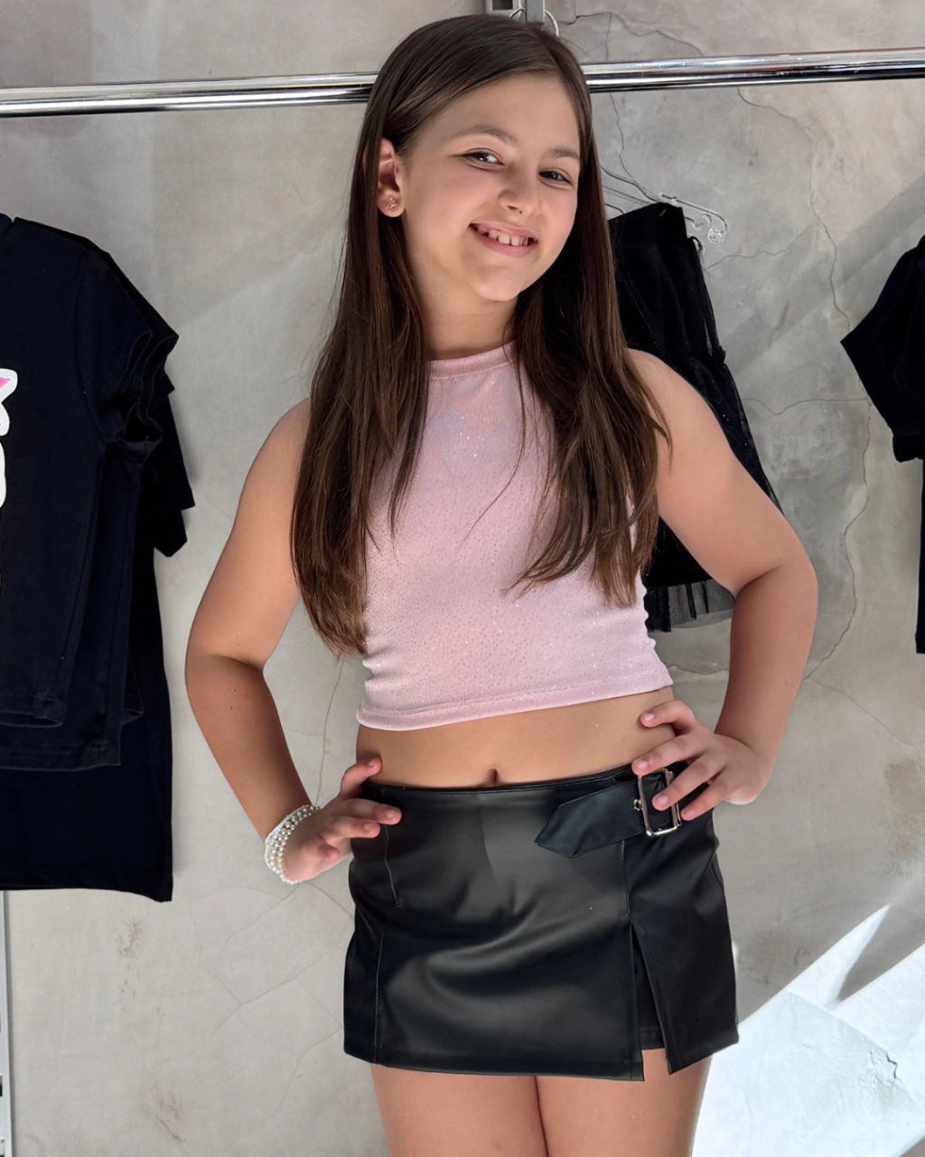 Top brillitos Tini Rosa (AA366)