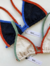 Top cortininha com regulagem e calcinha marquinha tricolor - Nai Beachwear