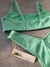 Biquini Top Paúba com calcinha asa delta - Canelado Fuji - Nai Beachwear