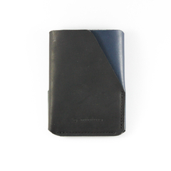 Billetera Boston Negro/Azul