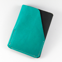 Billetera Boston Gris/Aqua - lo-mínimo