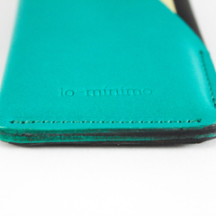 Billetera Boston Aqua/Negro - tienda online