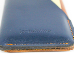 Billetera Boston Azul/Marrón - tienda online