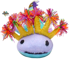 Ajolote Lila Bordado a mano (30 CM)