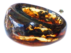 Anillo De Ámbar Auténtico Paisajes Musgo #9 (M2) - comprar en línea