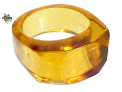 Anillo De Ámbar Auténtico Tonalidad Amarilla #9 (M9) - comprar en línea