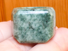Anillo Cuadro Jade de Guatemala #12 - Chiapas Mágico