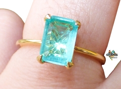 Anillo con Turmalina Auténtica de Paraiba & Plata Esterlina #6