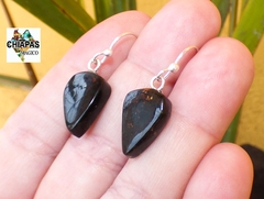 Aretes De Ámbar Musgoso & Plata Ley (MUS2) - comprar en línea
