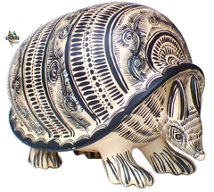 Armadillo De Barro Decorativo (40 CM)