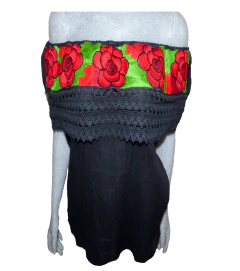 Blusas Campesinas con Flores Zinacantán (Unitalla) en internet