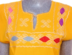 Blusa Mod004 Amarilla/Multicolor #002 (S)