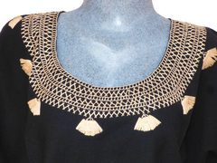 Blusa Mod007 Negra/Beige (PS) - comprar en línea
